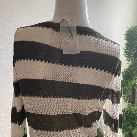 ALBERTO MAKALI SWEATER CARDIGAN TOP, SIZE M MSRP $120.00 NWT - Picture 4 of 8